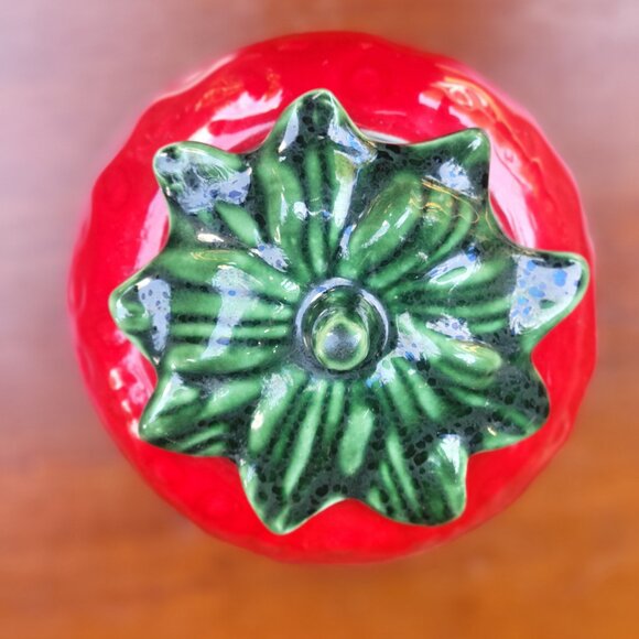 Vintage Strawberry Cookie Jar - Picture 2 of 7